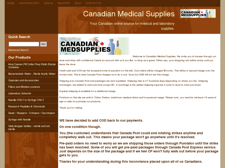 www.canadianmedsupplies.com