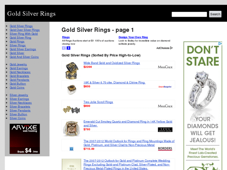 www.goldsilverrings.com