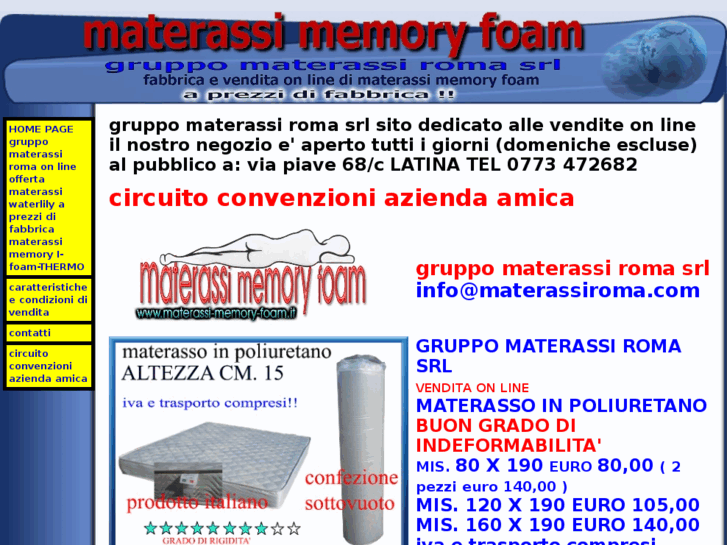 www.materassi-memory-foam.com