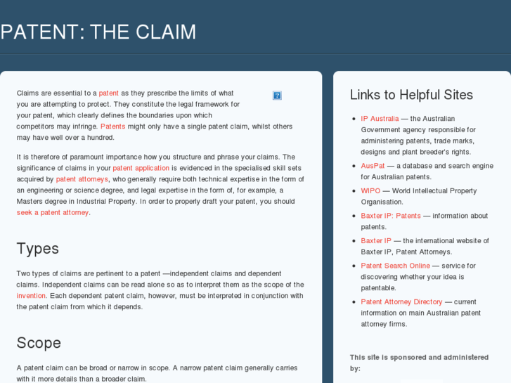 www.patentclaim.com.au