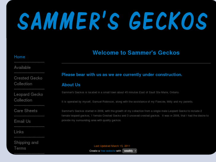 www.sammersgeckos.com