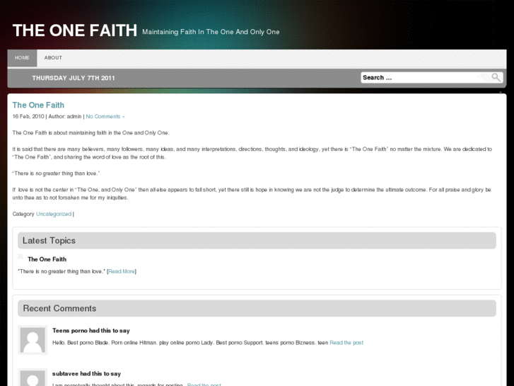 www.theonefaith.com