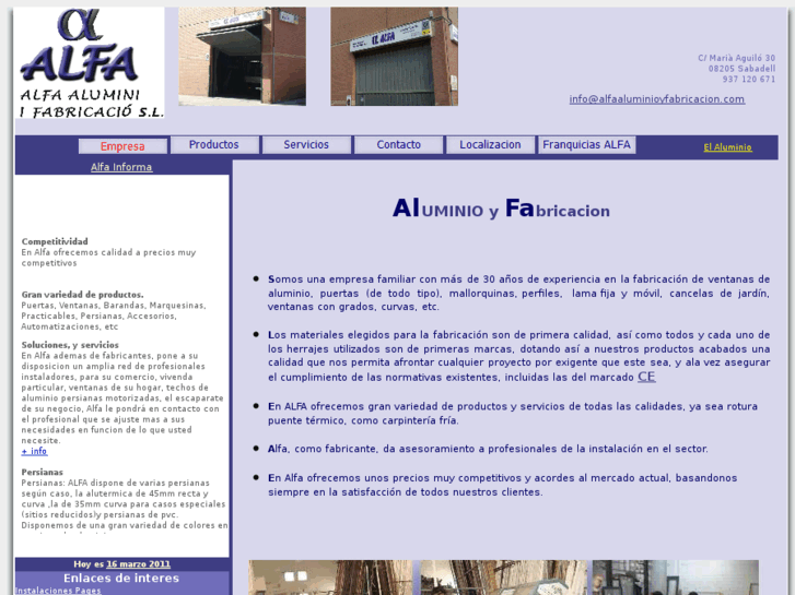 www.alfaaluminioyfabricacion.com