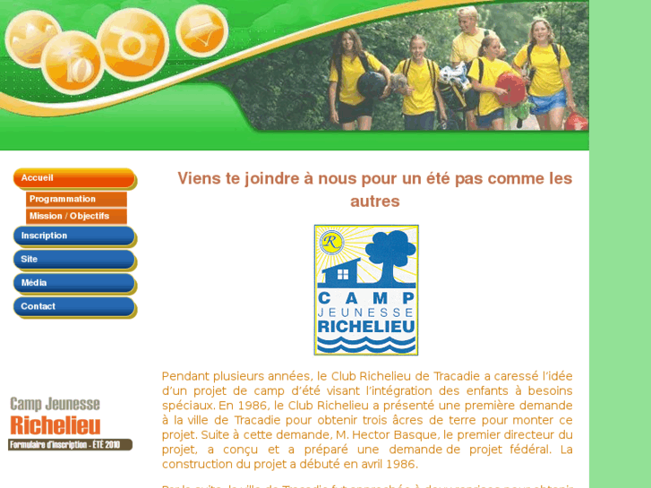 www.campjeunesserichelieu.com