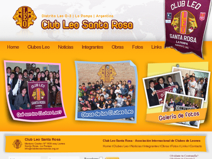 www.clubleosantarosa.org.ar