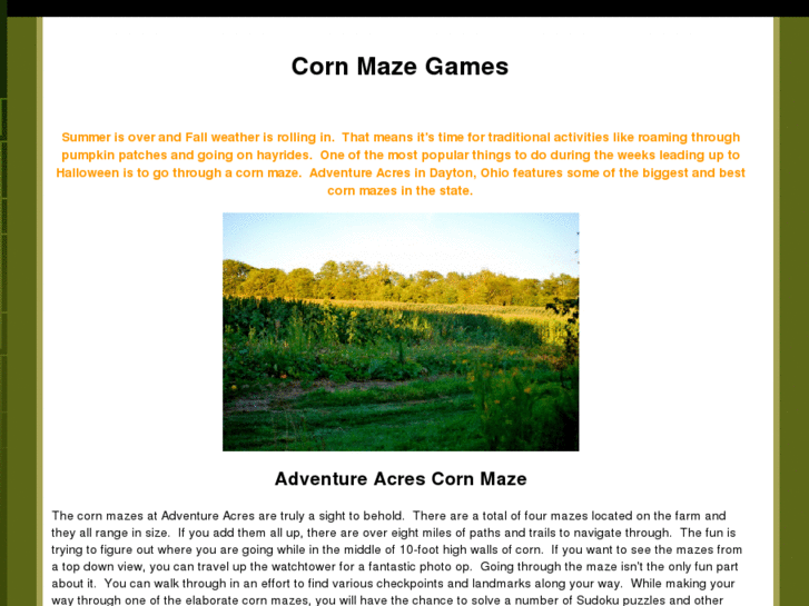 www.cornmazegames.com