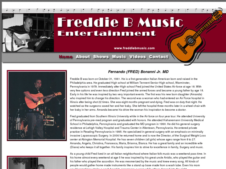 www.freddiebmusic.com