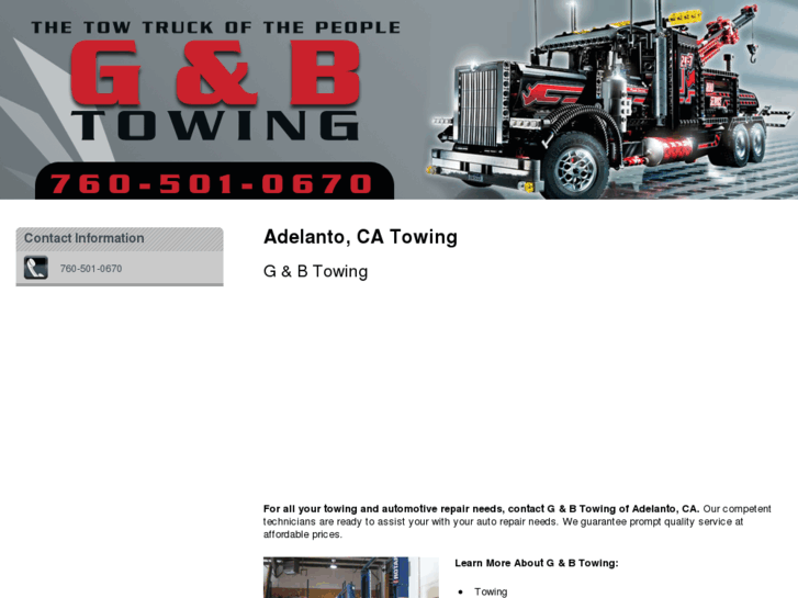 www.gandbtowing.com