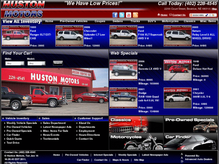 www.hustonsmotors.com