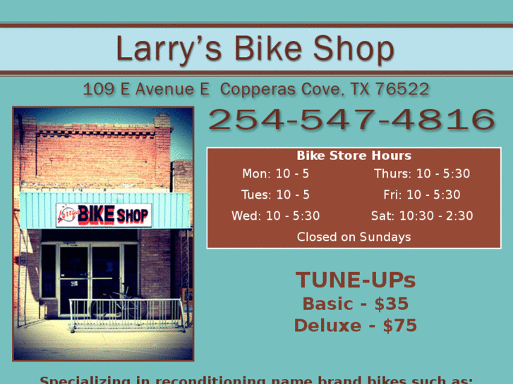 www.larrysbicycleshop.com