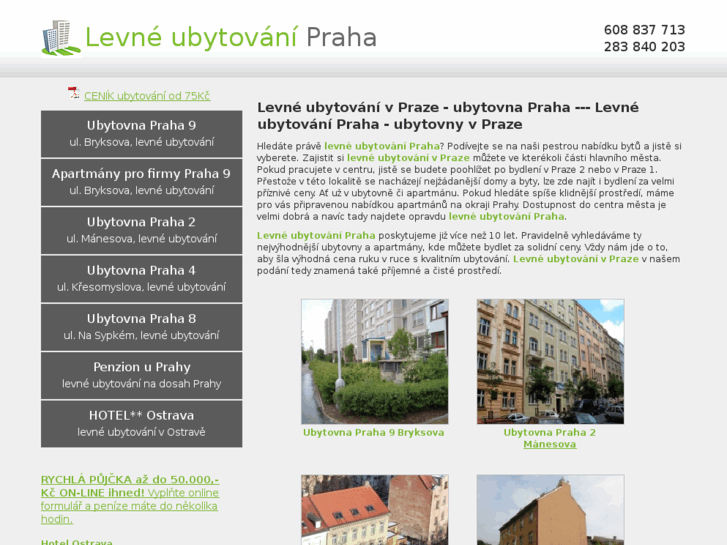 www.levneubytovanipraha.eu