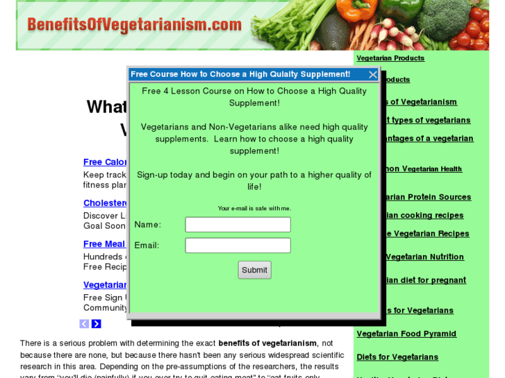 www.benefitsofvegetarianism.com
