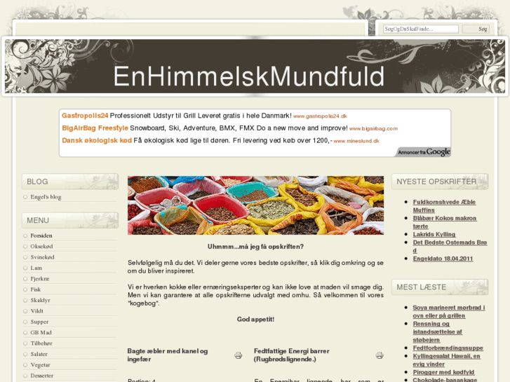 www.enhimmelskmundfuld.dk