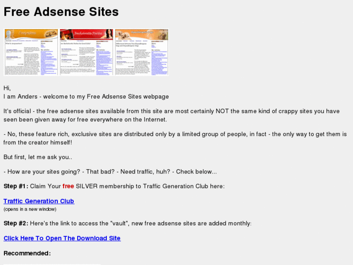 www.freeadsensesites.com