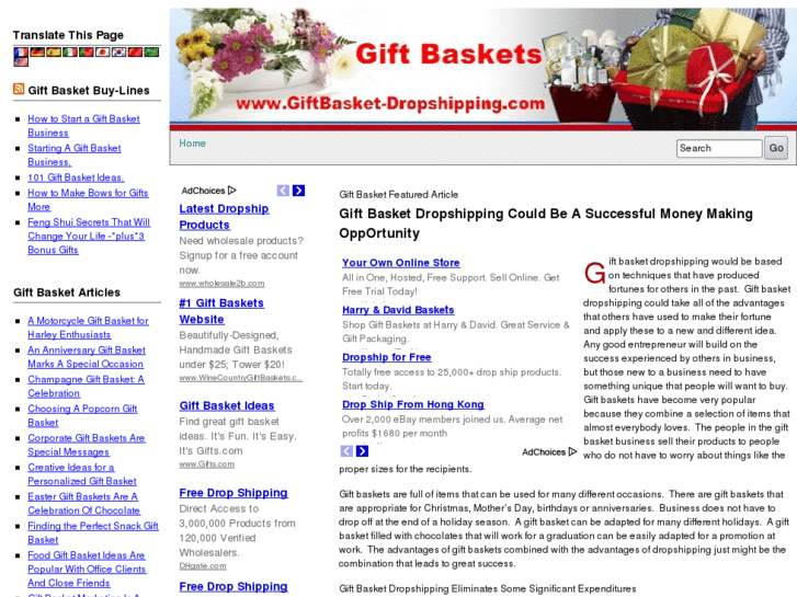 www.giftbasket-dropshipping.com