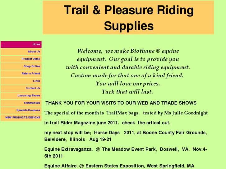 www.trailandpleasure.com