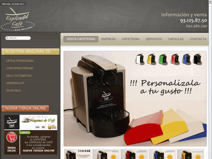 www.venta-cafeteras.com