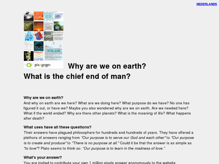 www.whatisthechiefendofman.com