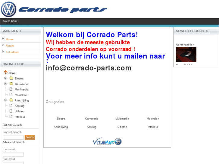 www.corrado-parts.com