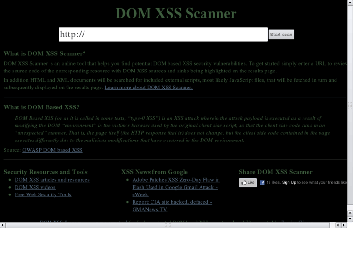 www.domxssscanner.com