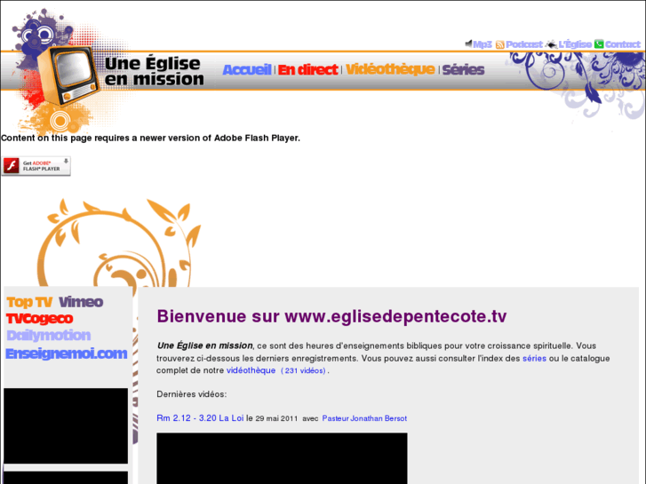 www.eglisedepentecote.tv