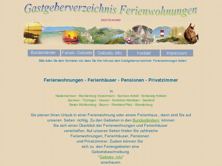 www.gastgeberverzeichnis-ferienwohnungen.de