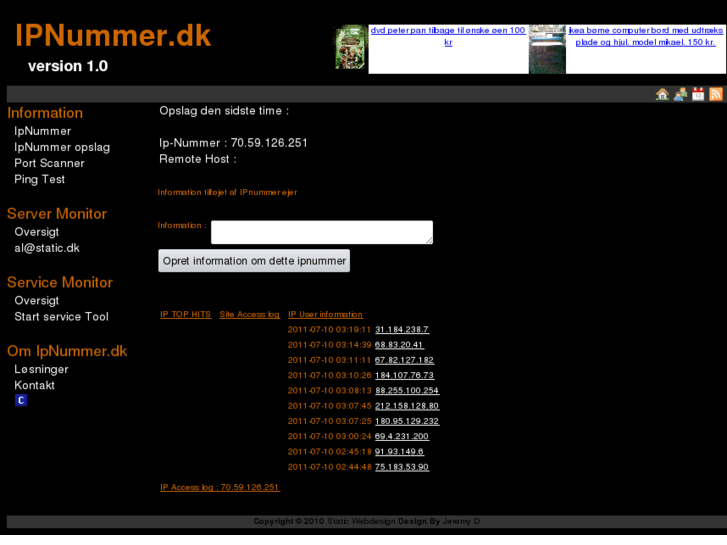 www.ipnummer.dk