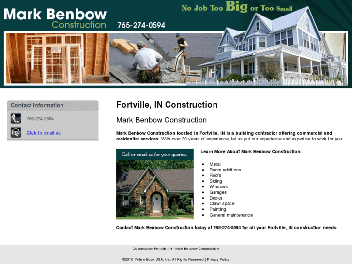 www.markbenbowconstruction.com