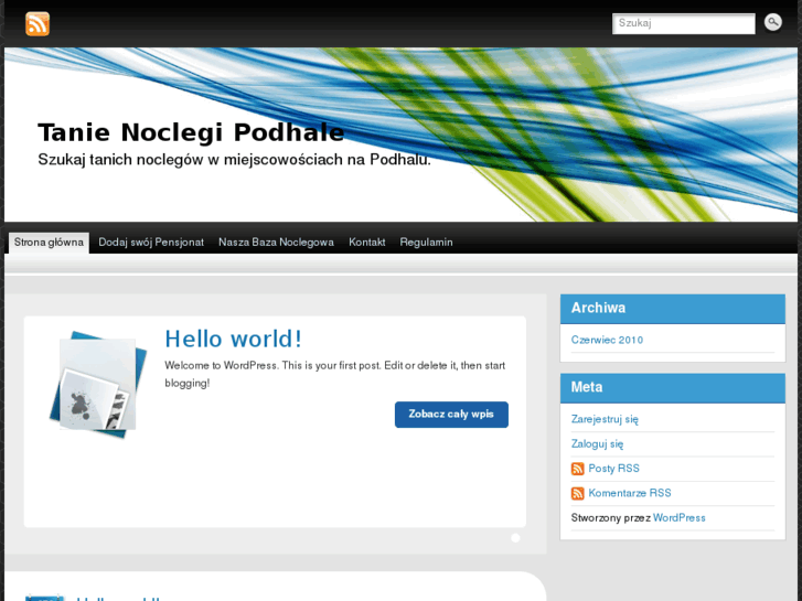www.noclegipodhale.eu