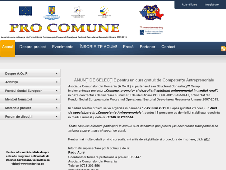 www.procomune.ro