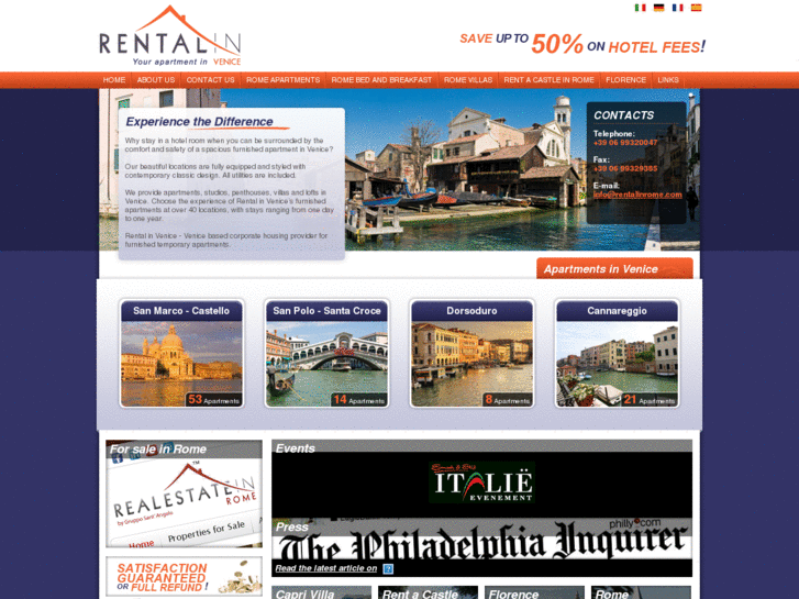 www.rentalinvenice.it