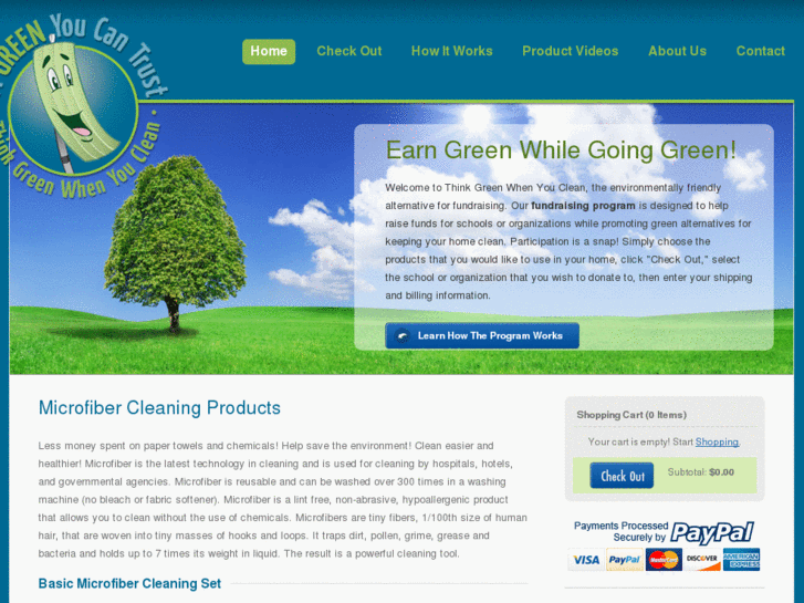 www.thinkgreenwhenyouclean.com