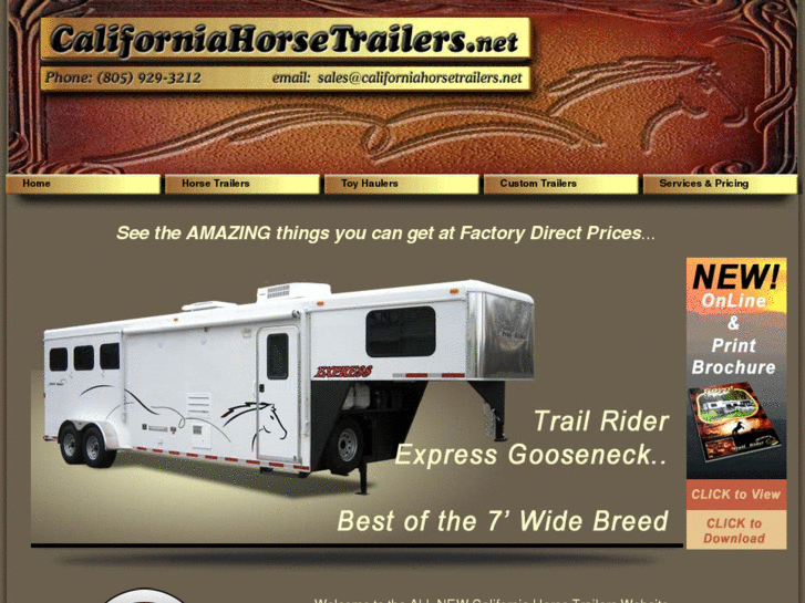 www.californiahorsetrailers.net