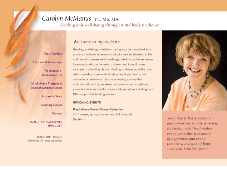 www.carolynmcmanus.com