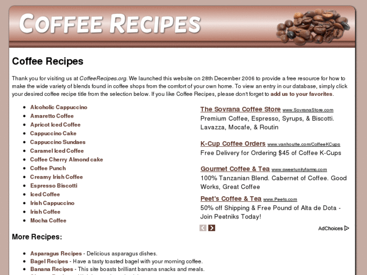 www.coffeerecipes.org