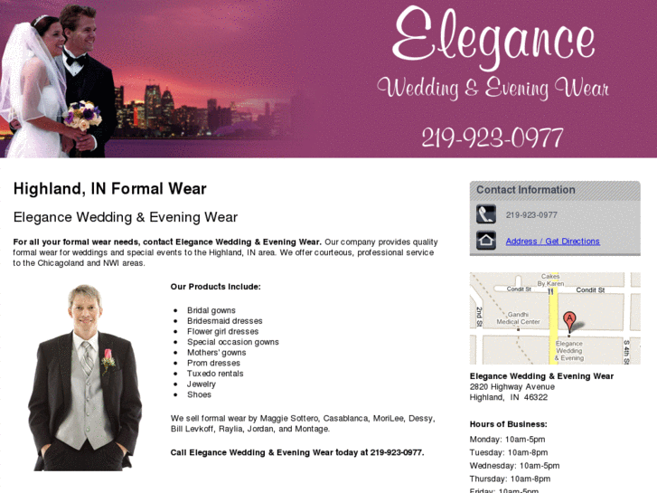 www.eleganceweddingandeveningwear.com