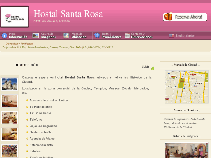 www.hotelhostalsantarosaoaxaca.com