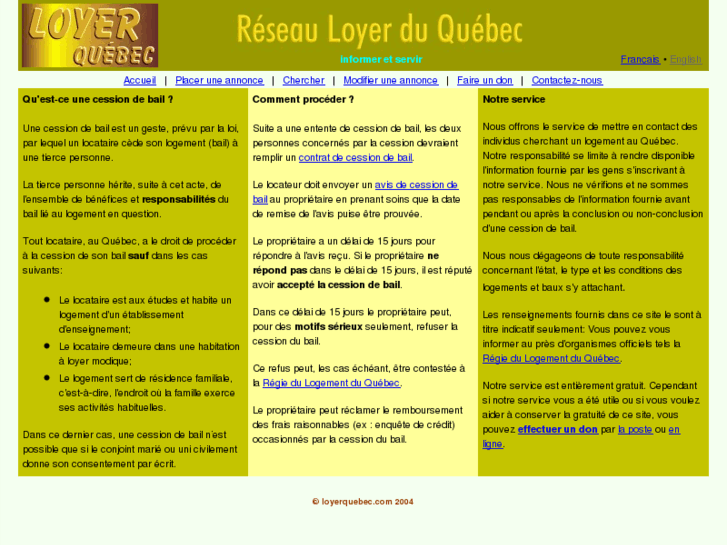 www.loyerquebec.com