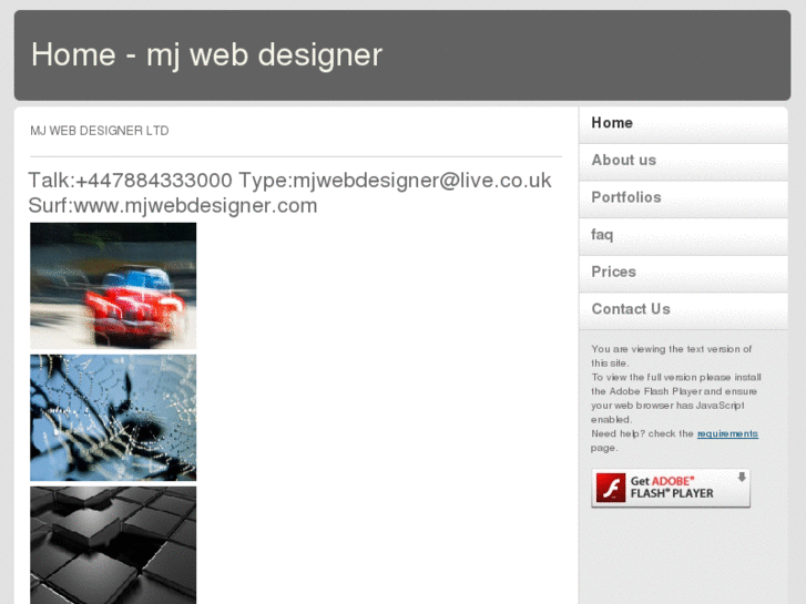 www.mjwebdesigner.com