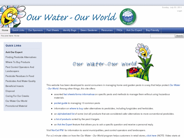 www.ourwaterourworld.org