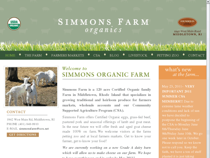 www.simmonsorganicfarmri.com