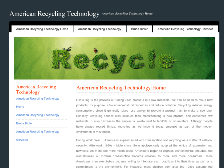 www.americanrecyclingtechnology.com