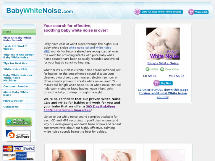 www.babieswhitenoise.com