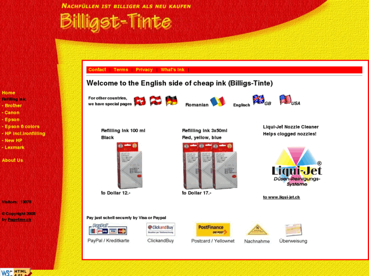 www.billigst-tinte.com