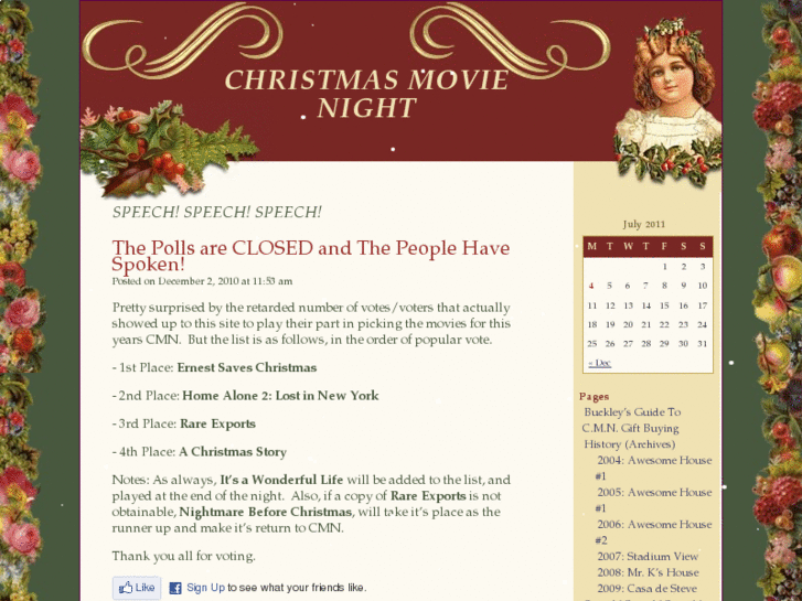 www.christmasmovienight.com