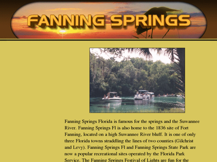 www.fanningspringsflorida.com