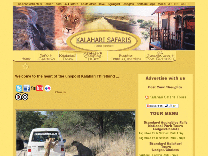 www.kalaharisafaris.co.za