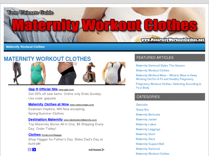 www.maternityworkoutclothes.net