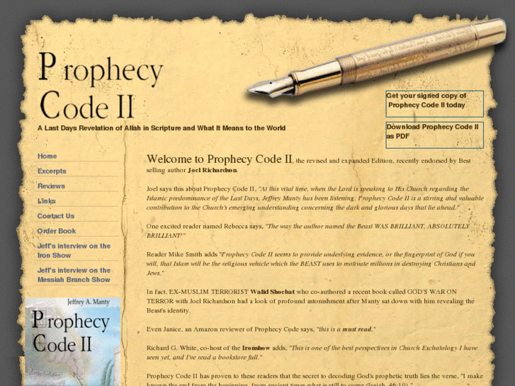 www.prophecycodebook.com