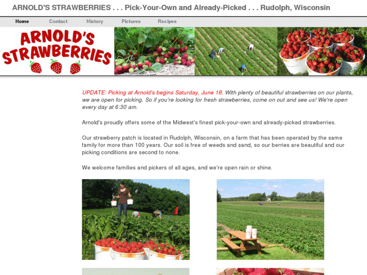 www.arnoldsstrawberries.com